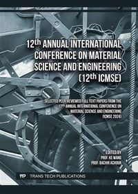 Produktbild: 12th Annual International Conference on Material Science and Engineering (12th ICMSE)
