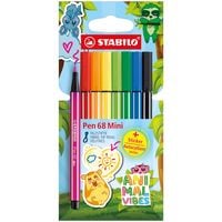 Produktbild: STABILO Filzstift Pen 68 Mini Animal Vibes, 8er Set