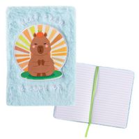 Produktbild: Idena Notizbuch Fluffy Capybara liniert, 64 Blatt 80g/m&sup2; 130x180mm