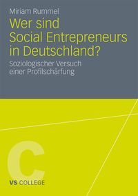 Produktbild: Wer sind Social Entrepreneurs in Deutschland?