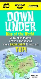 Produktbild: UBD Gregory's: Down Under World Map 161 7th ed