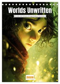 Produktbild: Worlds Unwritten (Tischkalender 2026 DIN A5 hoch), CALVENDO Monatskalender