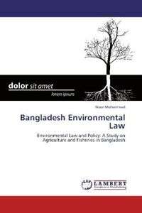 Produktbild: Mohammad, N: Bangladesh Environmental Law