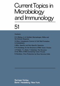 Produktbild: Current Topics in Microbiology and Immunology / Ergebnisse der Mikrobiologie und Immunit&auml;tsforschung