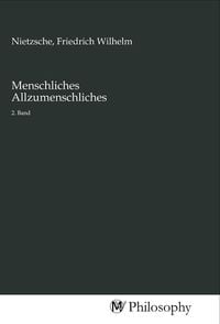 Produktbild: Menschliches Allzumenschliches