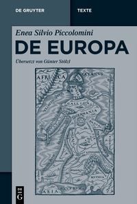 Produktbild: Enea Silvio Piccolomini: De Europa