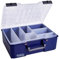Produktbild: Sortimentskasten CarryLite 150 B413xT330xH147mm 8 F&auml;cher blau RAACO