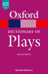Produktbild: The Oxford Dictionary of Plays