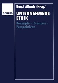 Bild vom Artikel Unternehmensethik vom Autor Horst Albach