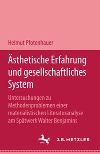 Produktbild: &Auml;sthetische Erfahrung und gesellschaftliches System