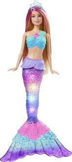 Mattel - Barbie Zauberlicht Meerjungfrau Puppe