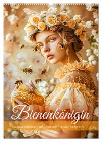 Produktbild: Bienenk&ouml;nigin - Goldene Harmonie von Sch&ouml;nheit, Honig und Bienen (Wandkalender 2026 DIN A2 hoch), CALVENDO Monatskalender