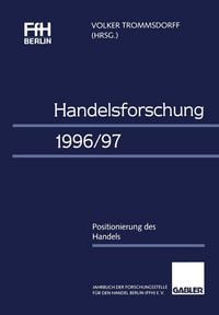 Produktbild: Handelsforschung 1996/97