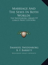 Produktbild: Marriage And The Sexes In Both Worlds