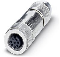 Produktbild: Phoenix Contact 1553640 Sensor-/Aktor-Datensteckverbinder M12 Buchse, gerade Polzahl Sensoren: 8 1 St.