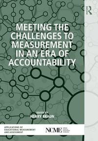 Produktbild: Meeting the Challenges to Measurement in an Era of Accountability
