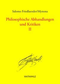 Produktbild: Philosophische Abhandlungen und Kritiken 2