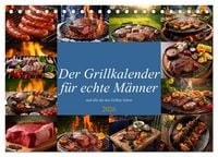 Produktbild: Der Grillkalender f&uuml;r echte M&auml;nner (Tischkalender 2026 DIN A5 quer), CALVENDO Monatskalender