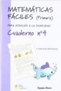 Produktbild: Matem&aacute;ticas f&aacute;ciles 4, Educaci&oacute;n Primaria