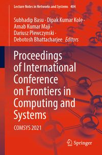 Produktbild: Proceedings of International Conference on Frontiers in Computing and Systems