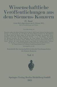 Produktbild: Wissenschaftliche Ver&ouml;ffentlichungen aus dem Siemens-Konzern