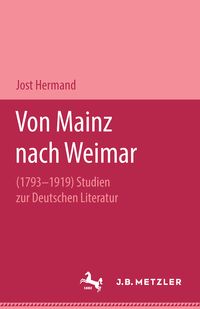 Produktbild: Von Mainz nach Weimar (1793&ndash;1919)
