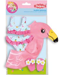 Produktbild: Puppen-Schwimmset ''Flamingo Ella'', Gr. 35-45 cm