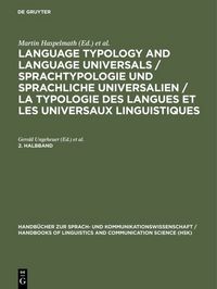 Produktbild: Language Typology and Language Universals 2.Teilband