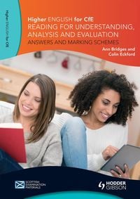 Produktbild: Higher English: Reading for Understanding, Analysis and Evaluation - Answers and Marking Schemes