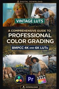Produktbild: Cinematic Color Grading Guide + BMPCC 4K and 6K LUTs