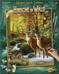 Bild vom Artikel Schipper Malen nach Zahlen - Meisterklasse - Premium - Hirsche im Wald vom Autor 