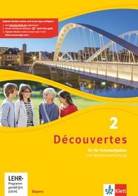Produktbild: D&eacute;couvertes 2. Ausgabe Bayern. Fit f&uuml;r Schulaufgaben. Arbeitsheft mit L&ouml;sungen und Mediensammlung 2. Lernjahr
