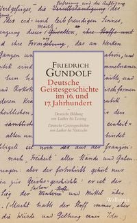 Produktbild: Deutsche Geistesgeschichte im 16. und 17. Jahrhundert