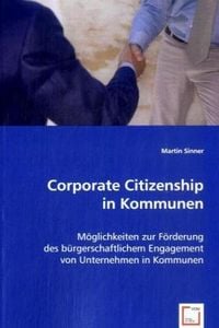 Produktbild: Sinner, M: Corporate Citizenship in Kommunen