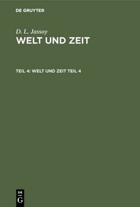 Produktbild: Welt und Zeit. Teil 4