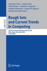 Produktbild: Rough Sets and Current Trends in Computing
