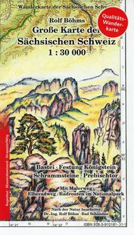Bild vom Artikel Große Karte der Sächsischen Schweiz 1 : 30 000. Regenfest vom Autor Rolf Böhm