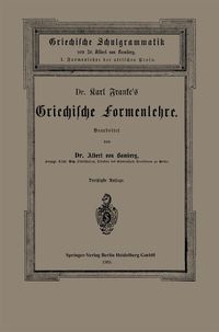 Produktbild: Dr. Carl Franke&rsquo;s Griechische Formenlehre