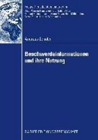 Produktbild: Beschwerdeinformationen und Ihre Nutzung