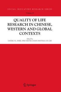 Produktbild: Quality-of-Life Research in Chinese, Western and Global Contexts