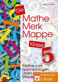 Produktbild: Die Mathe-Merk-Mappe Klasse 5