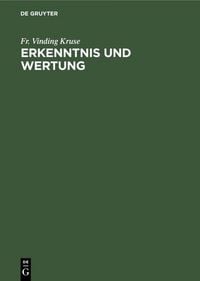 Produktbild: Erkenntnis und Wertung