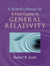 Produktbild: Student's Manual for A First Course in General Relativity