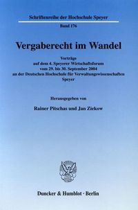 Produktbild: Vergaberecht im Wandel.