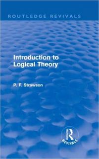 Produktbild: Introduction to Logical Theory (Routledge Revivals)