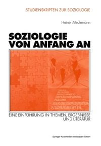 Produktbild: Soziologie von Anfang an