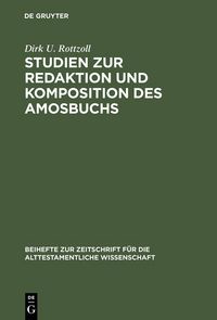 Produktbild: Studien zur Redaktion und Komposition des Amosbuchs