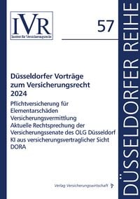 Produktbild: D&uuml;sseldorfer Vortr&auml;ge zum Versicherungsrecht 2024
