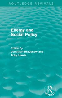 Produktbild: Energy and Social Policy