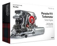 Produktbild: FRANZIS 67250 - Porsche 911 Turbomotor, originalgetreuer Motorbausatz im Ma&szlig;stab 1:3, inkl. Soundmodul, Anleitung und 90-seitigem Begleitbuch